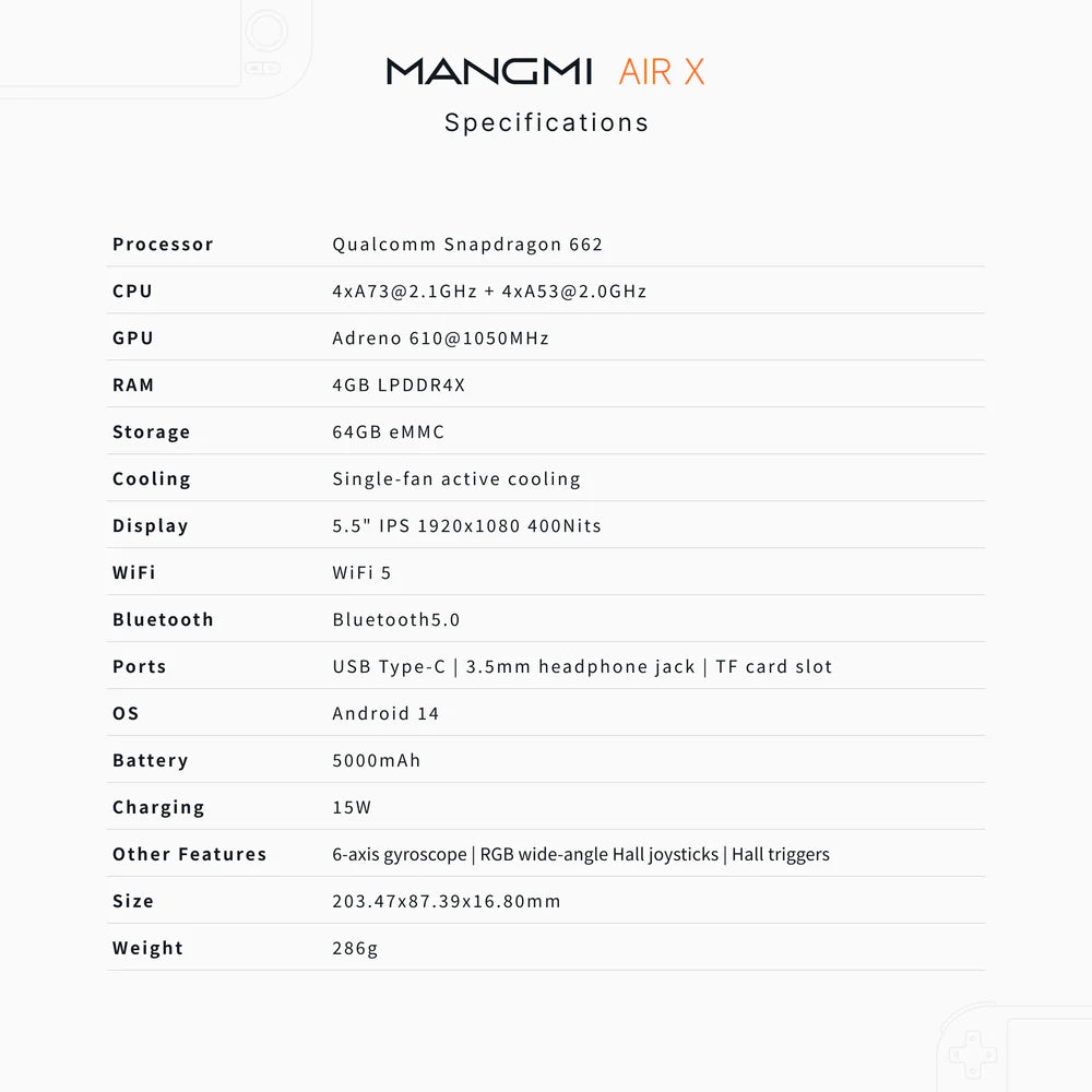 Mangmi Air X
